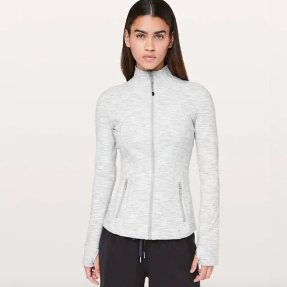 Lululemon Define Jacket Size 6 Wee Are From Space Nimbus Battleship - Picture 2 of 9